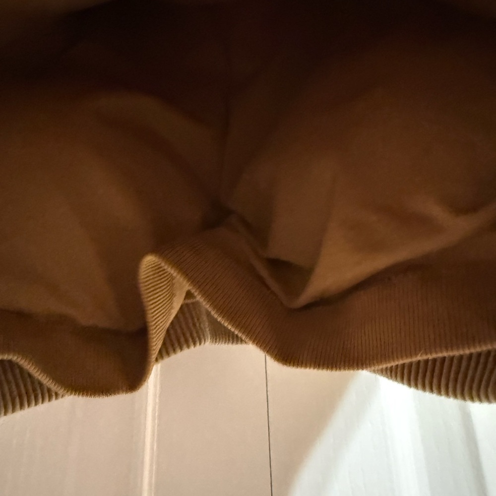 JoyLab Tan Ribbed Crop Top - Picture 4 of 4
